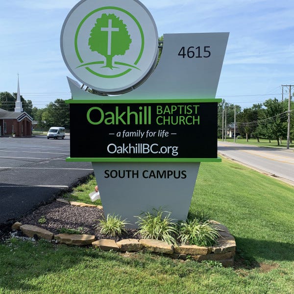 Church Monument Sign