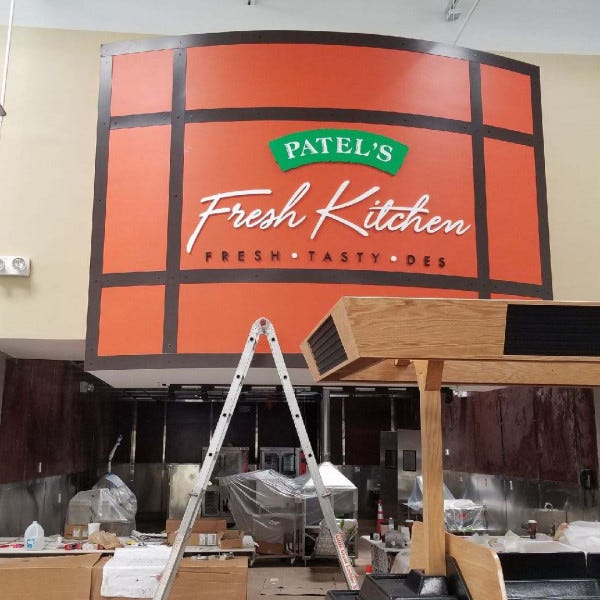 Wall Sign-Patel\'s Fresh Kitchen