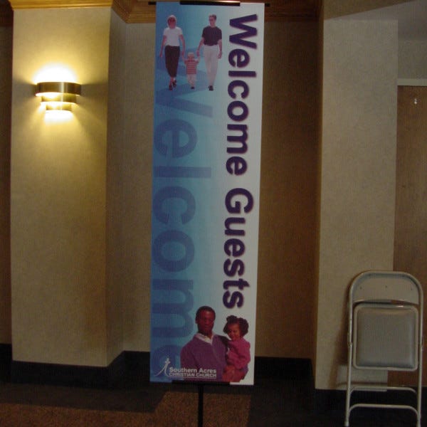 Southern Acres Banner & Stand