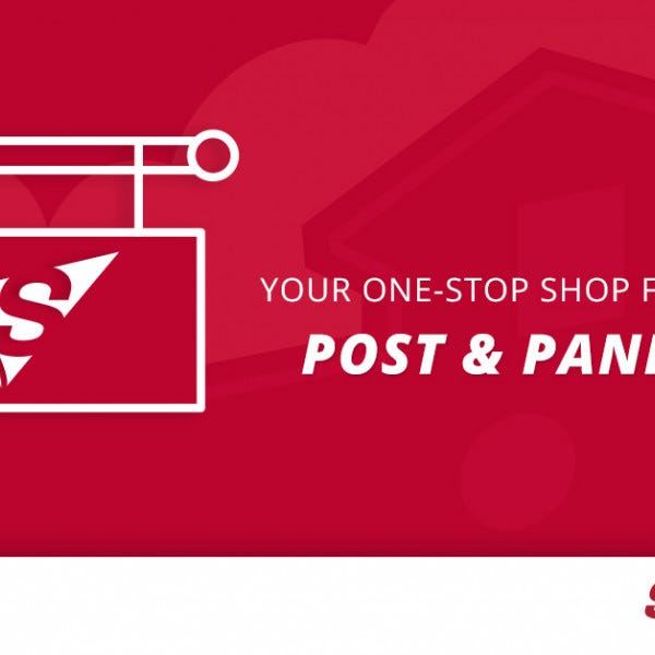 post and panel