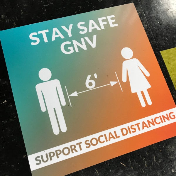 Floor Graphics - Social Distancing