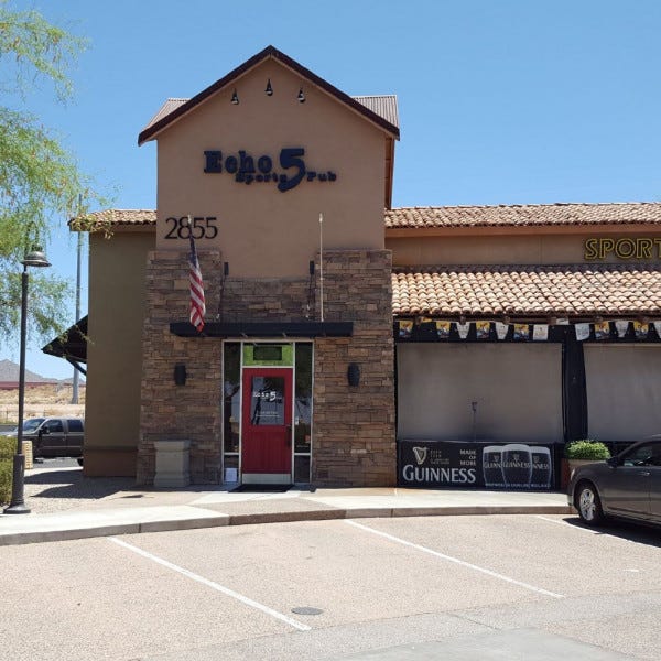Building Sign- Echo 5 Sports Pub