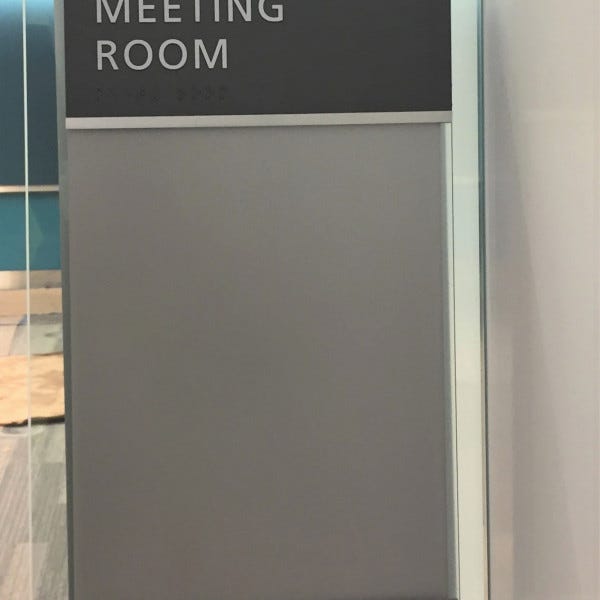 Ada Meeting Sign  W Windowsignarama Silver Springwest End Public Library