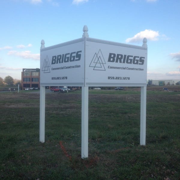 Briggs Site Sign