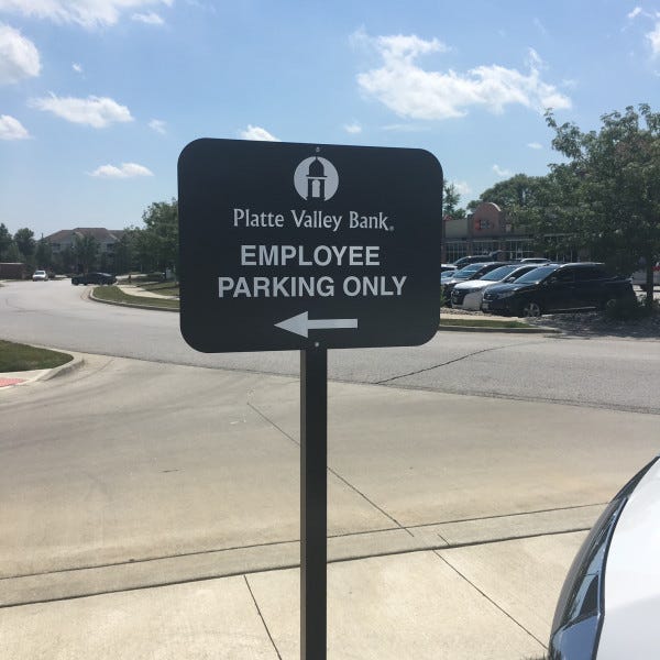 Custom Parking Sign