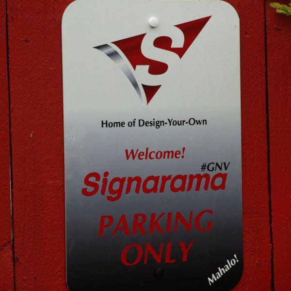 Parking Sign