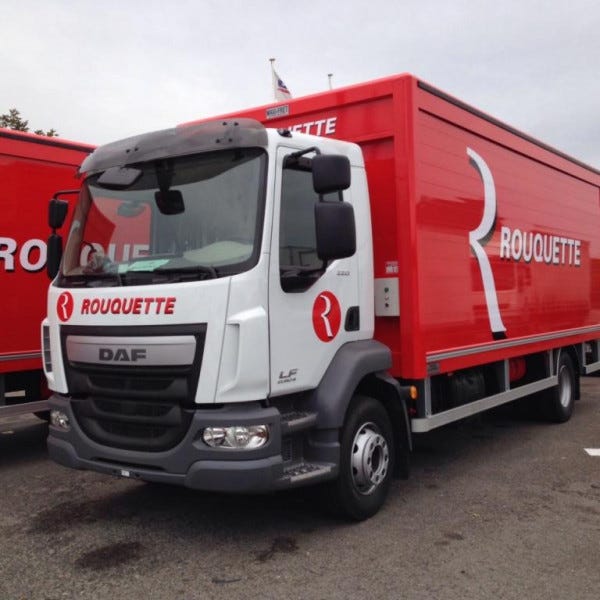 Publicité sur camion