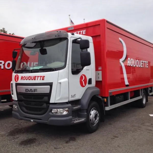 Publicité sur camion