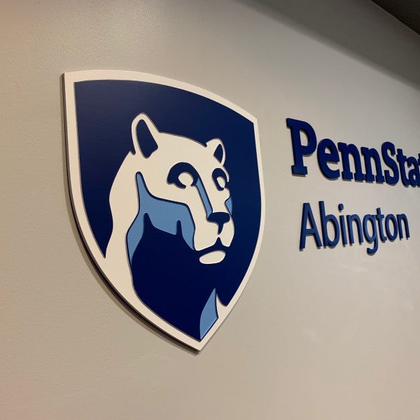 Dimensional Lettering - Penn State Abington