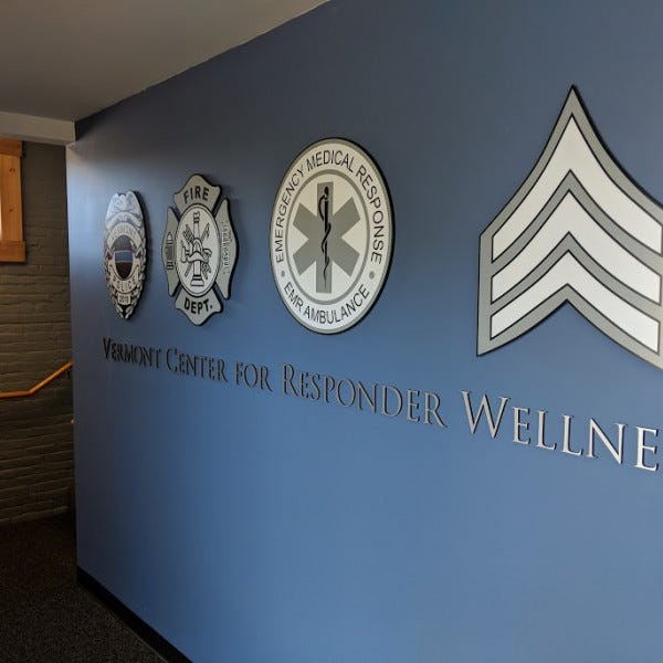 Custom Printed And Cut Dimensional Logos For Vt Center For Responder Wellness   South Burlington Vt