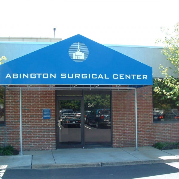 Awning - Abington Surgical Center