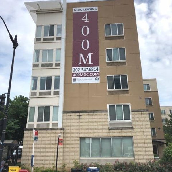 Vinyl Building Bannersignarama Silver Spring400m Apartments Dc