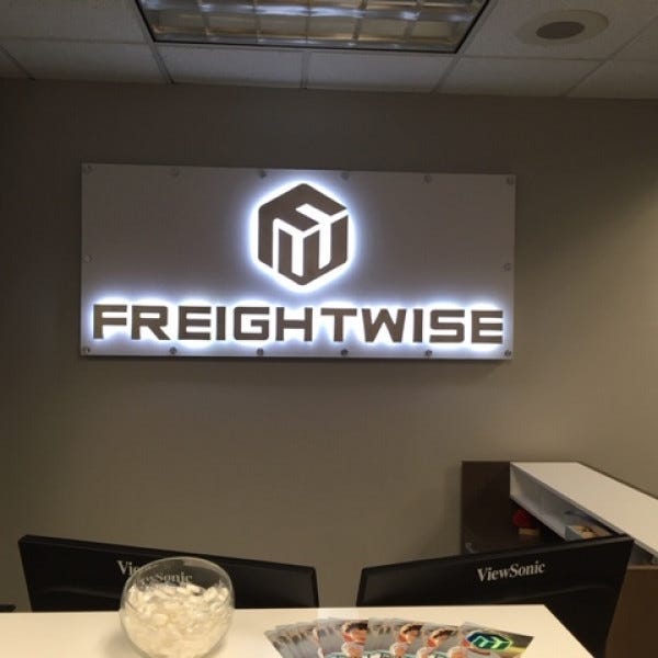 Brushed Aluminum Halo Lit Letters With Standoff
