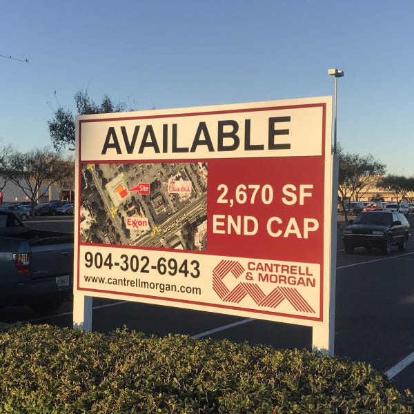 6mm Aluminum Post And Panel Sign
