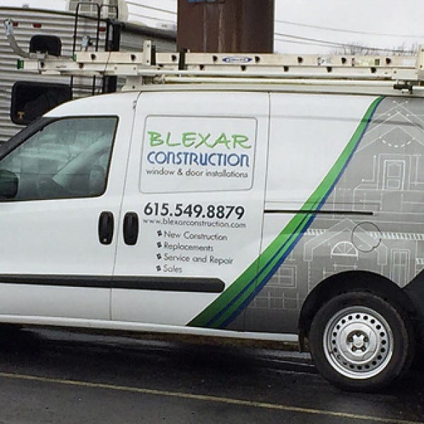 Blexar Construction Vehicle Wrap