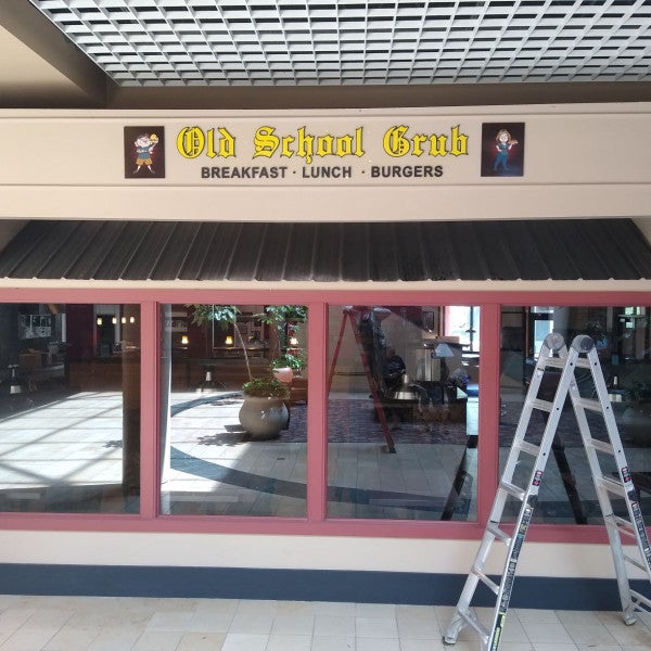 Wall Sign-Old School Grub