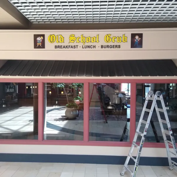 Wall Sign-Old School Grub