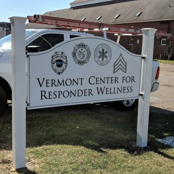 Custom Shaped Vt Ctr For Responder Wellness Pp Sign South Burlington Vt