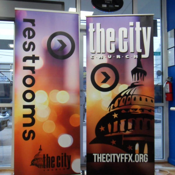 Retractable Banner Standssignarama Silver Spring301 273 3462city Church