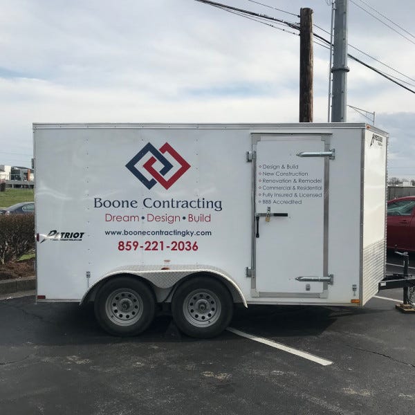 Boone Contracting Trailer