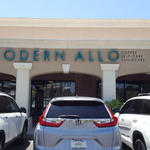 Building Sign- Modern Allo