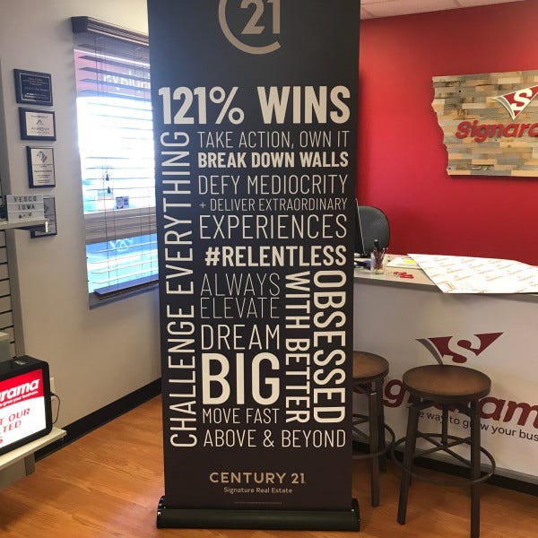 Ankeny Century 21 Retractable Banner