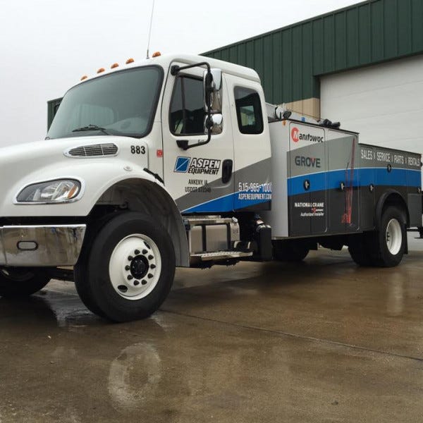 Aspen Equipment Truck Wrap