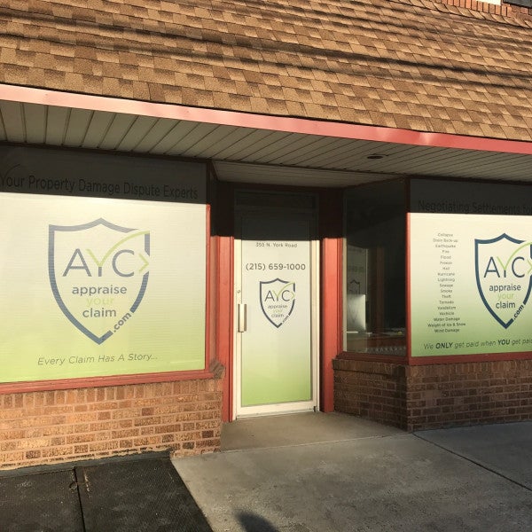 Perforated Window Graphics - Appraise Your Claim