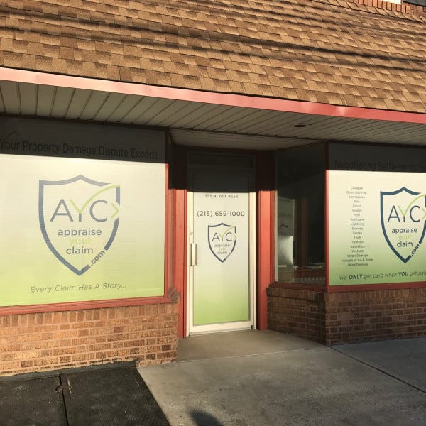 Perforated Window Graphics - Appraise Your Claim