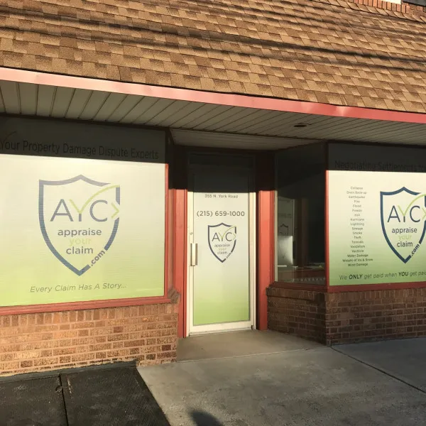Perforated Window Graphics - Appraise Your Claim