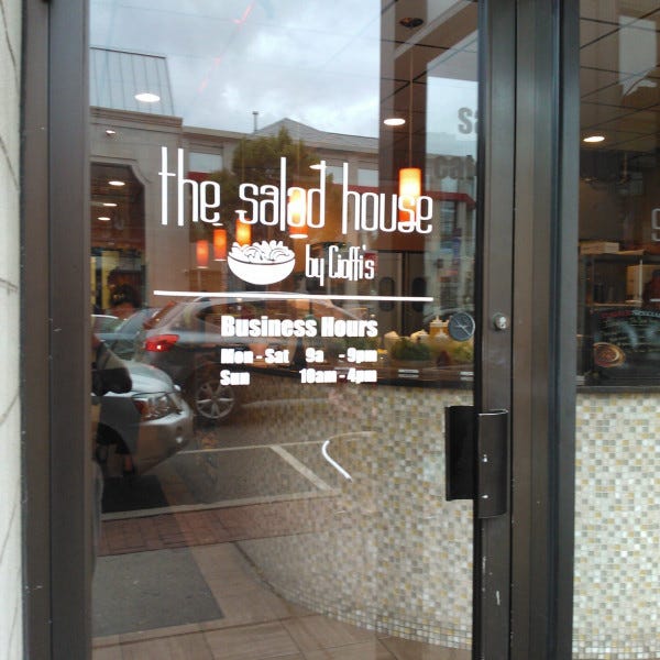 Salad House Window Graphics_Roseland