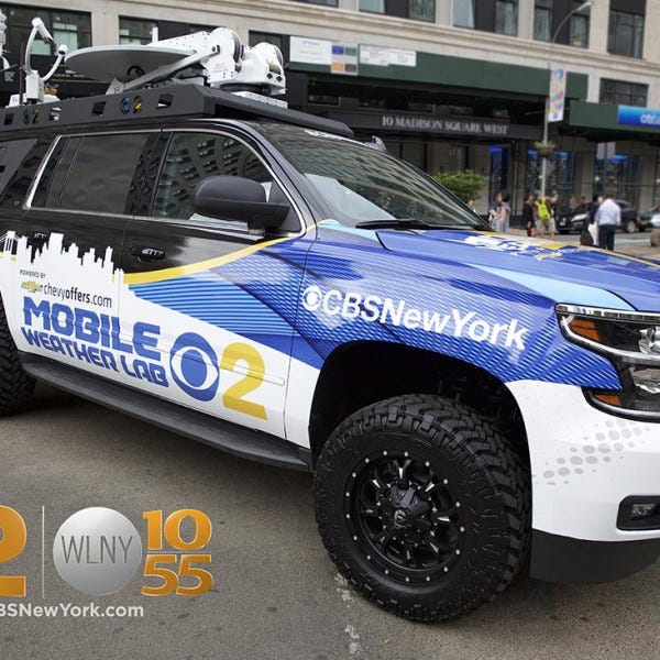 CBS NY Weather Lab Vehicle Wrap