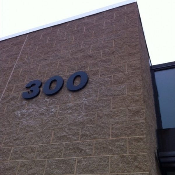 Dimensional Lettering - 300 Building