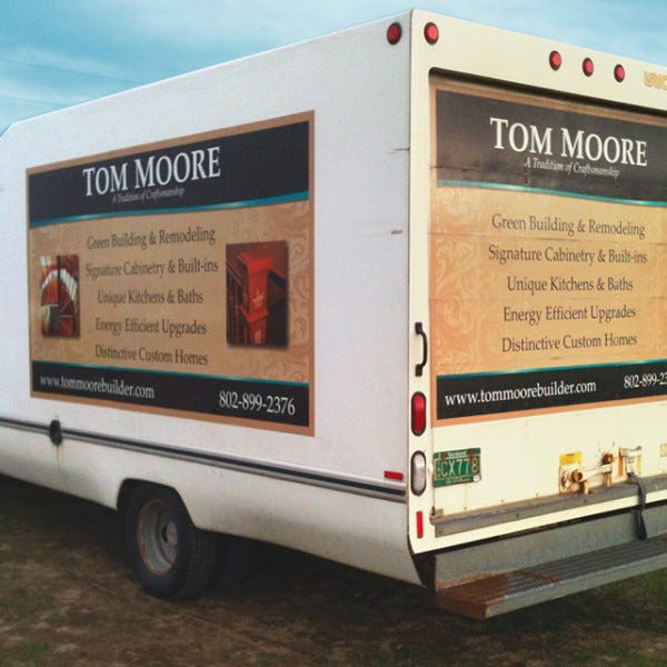 Tom Moore Partial Wrap   South Burlington Vt