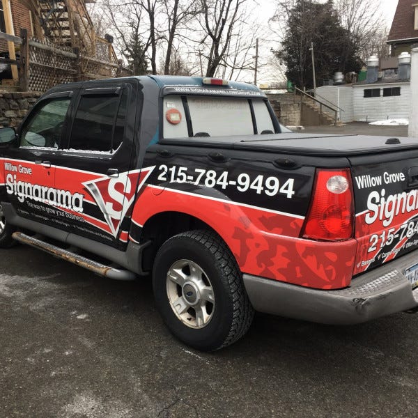 Vehicle Graphics - Signarama Willow Grove