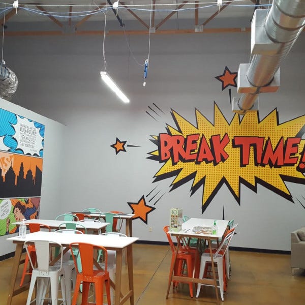 Wall Sign-Break Time