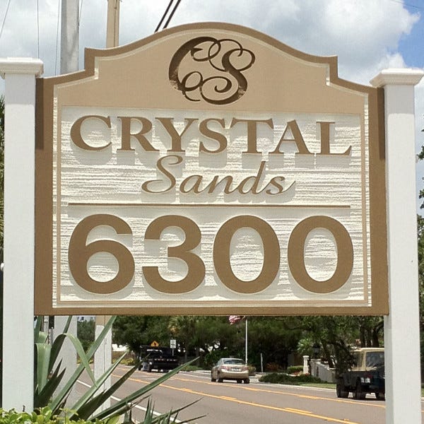 Routed, Sandblasted Hdu Sign