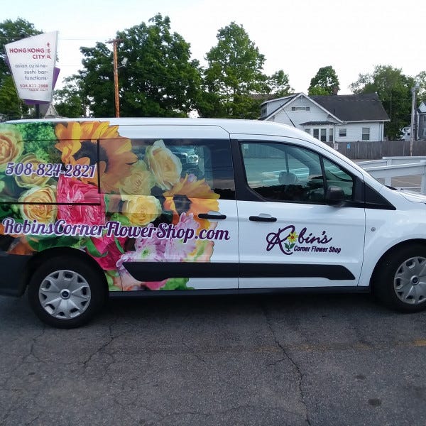 Partial Wrap and Lettering
