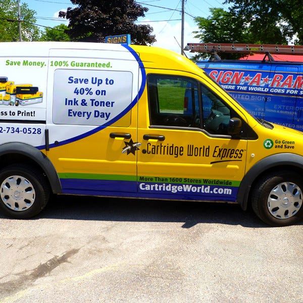 Cartridge World Wrap   South Burlington Vt