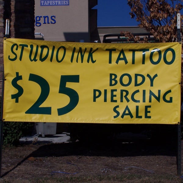 Studio Ink Lawn Banner