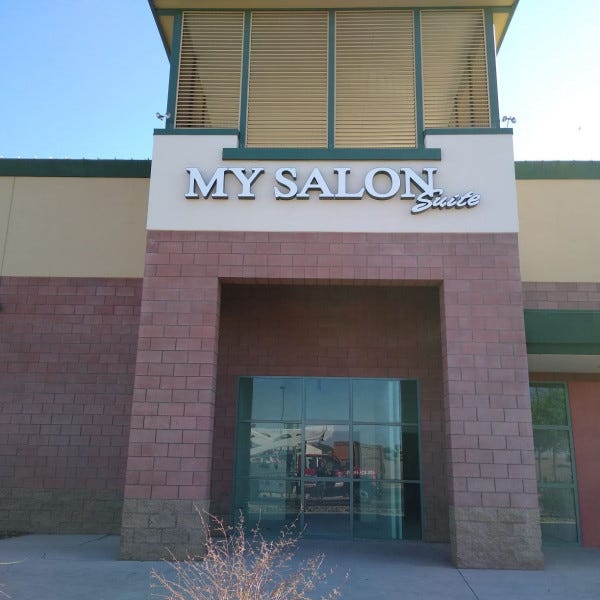 Building Sign-My Salon Suite
