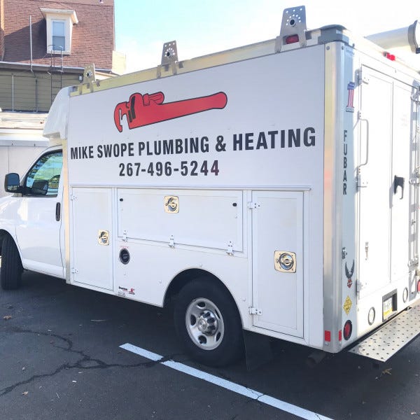 Vehicle Graphics - Mike Swope Plumbing & Heating