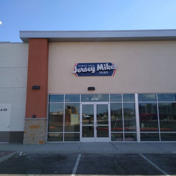 Building Sign-Jersey Mike\'s Subs