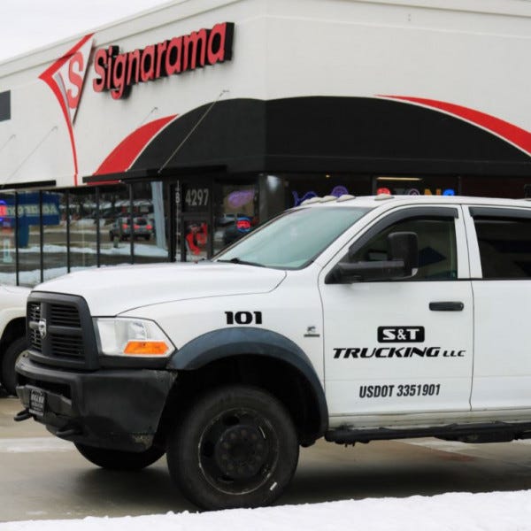 S&T Trucking Vehicle Graphics - Flint MI