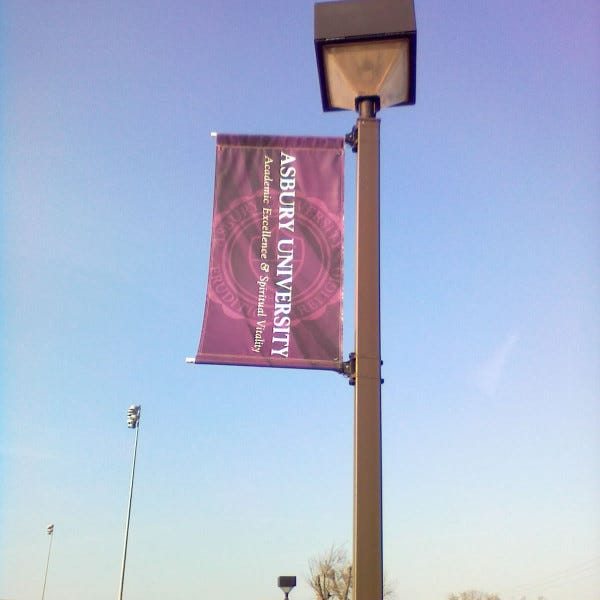 Asbury Univesity Boulevard Banner