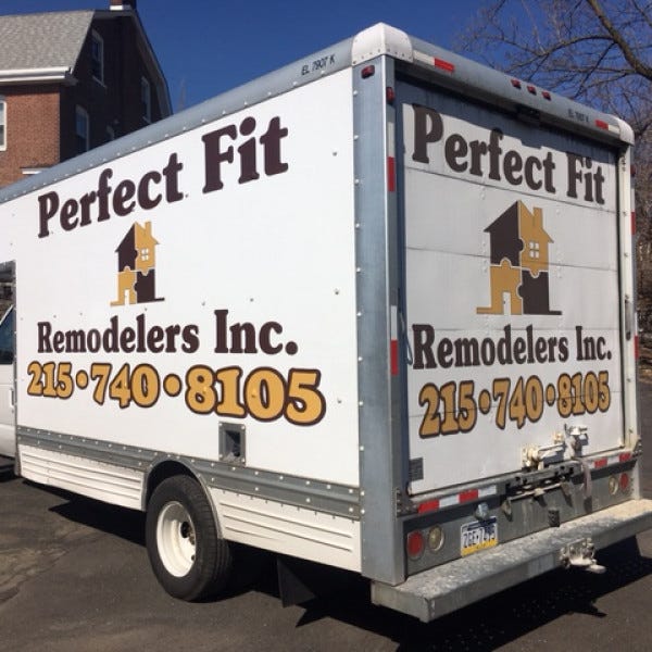 Vehicle Graphics - Perfect Fit Remodelers Inc.