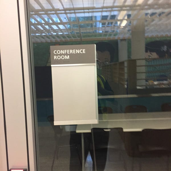 Ada Conference Sign W Windowsignarama Silver Springwest End Public Library
