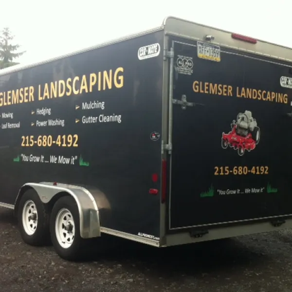 Trailer Graphics - Glemser Landscaping
