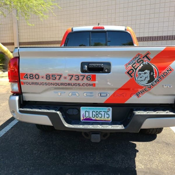 Vehicle Graphics- Arizona Pest Control