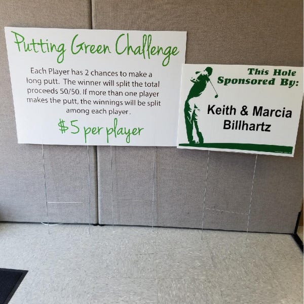 Golf Signs   Putting Green